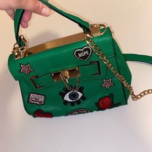 Green punk Aldo purse